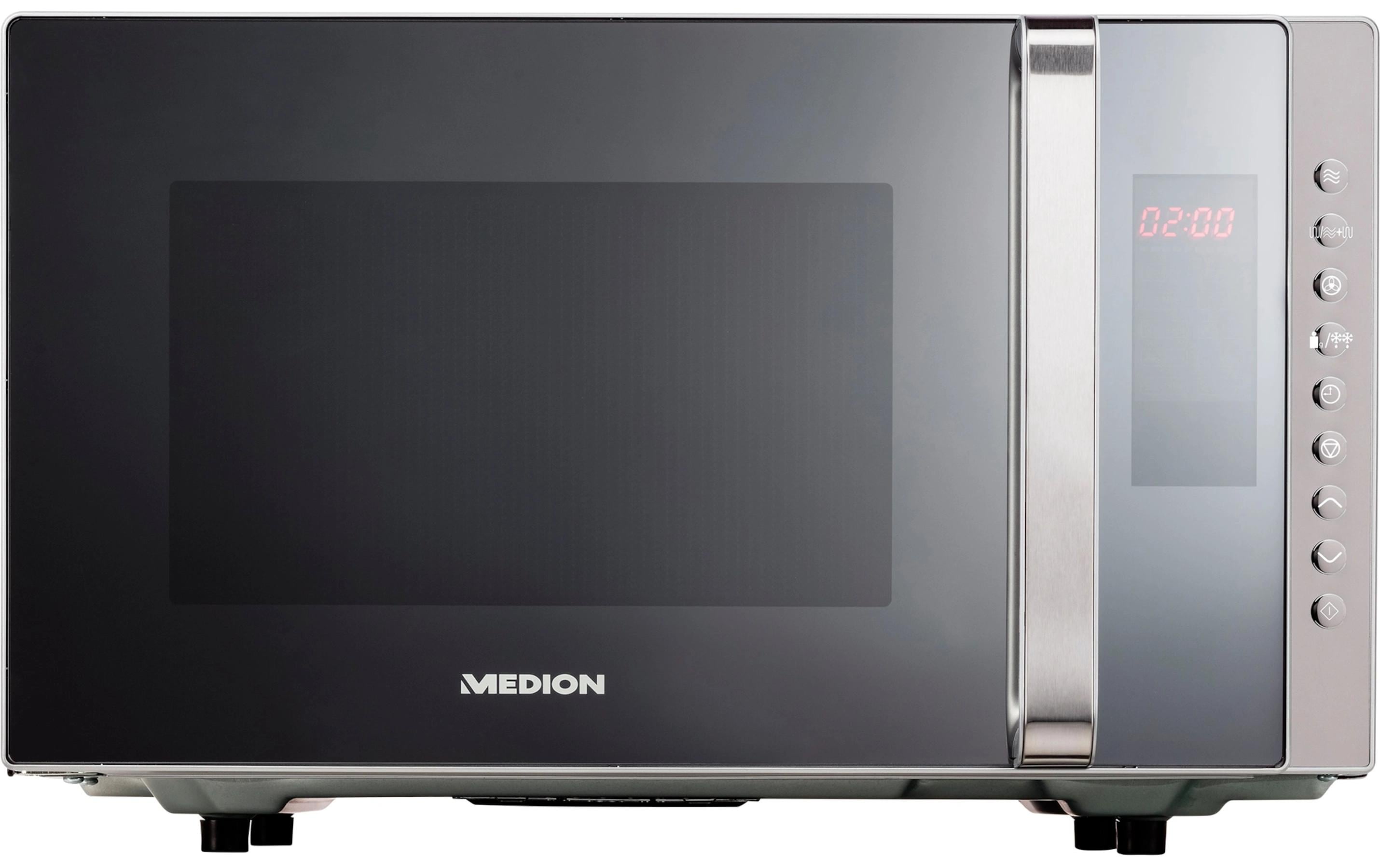 Mikrowelle mit Grill MD 17495 Grau<br>Kombination aus Mikrowelle, Grill und Ofen