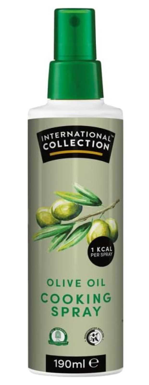 Spray de Azeite de Oliva International Collection, uma borrifada, 190 ml