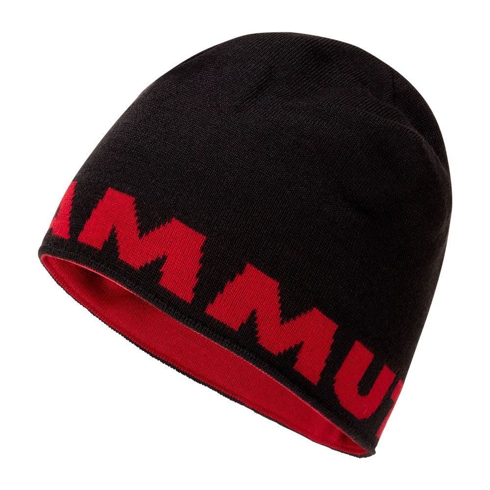 Mammut LOGO - Bonnet black/red