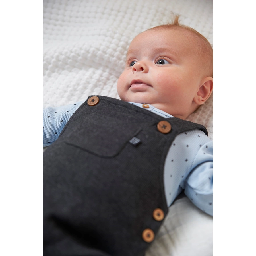 Feetje Latzhose Mini Person anthrazit-melange