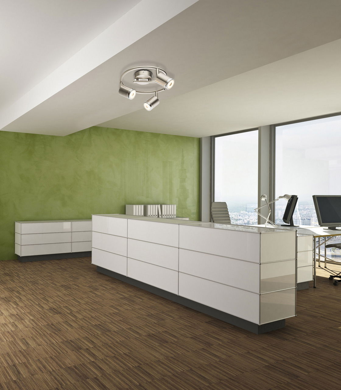 XORA LED-Strahler 3-flg.