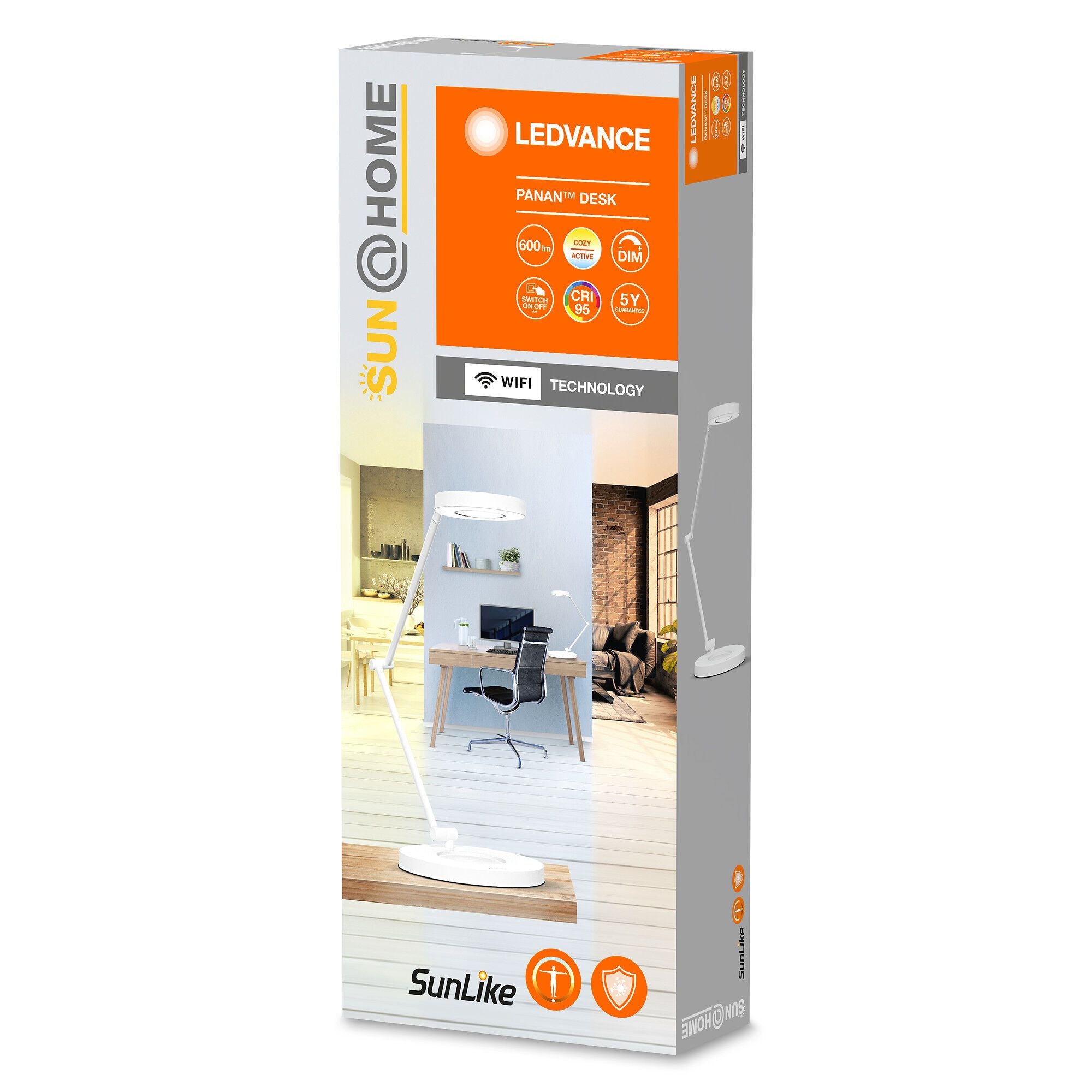 LE_SUN@HOME SMART  PANAN Tischleuchte - Weiss / B: 22.0 cm x T: 22.0 cm x H: 70.0 cm