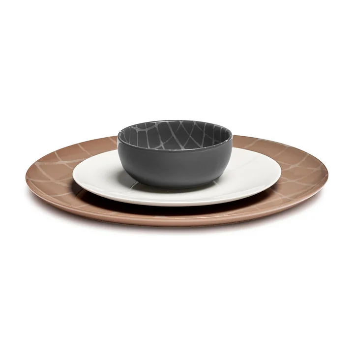 Serax - Zuma Schale by Kelly Wearstler, Ø 12,5 cm, Salt / weiss (2er-Set)