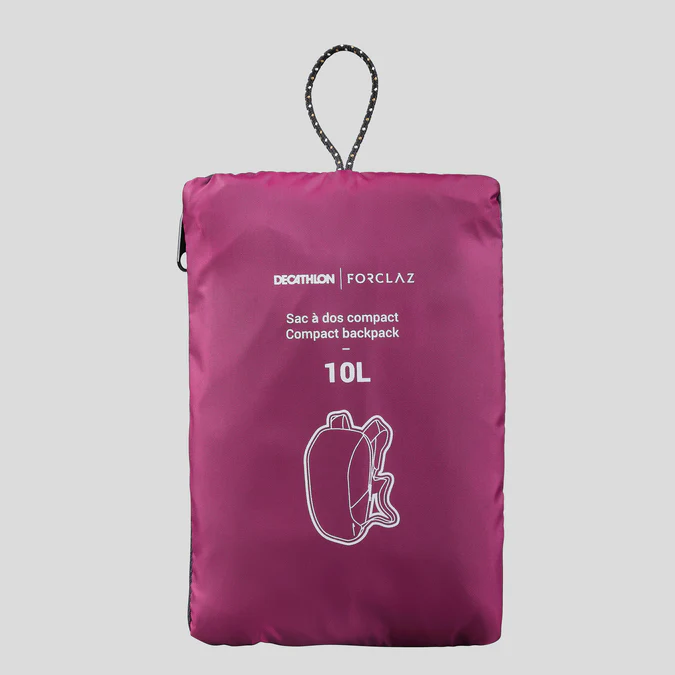 Decathlon Forclaz - Mochila Forclaz Ultra-Compacta de 10 litros