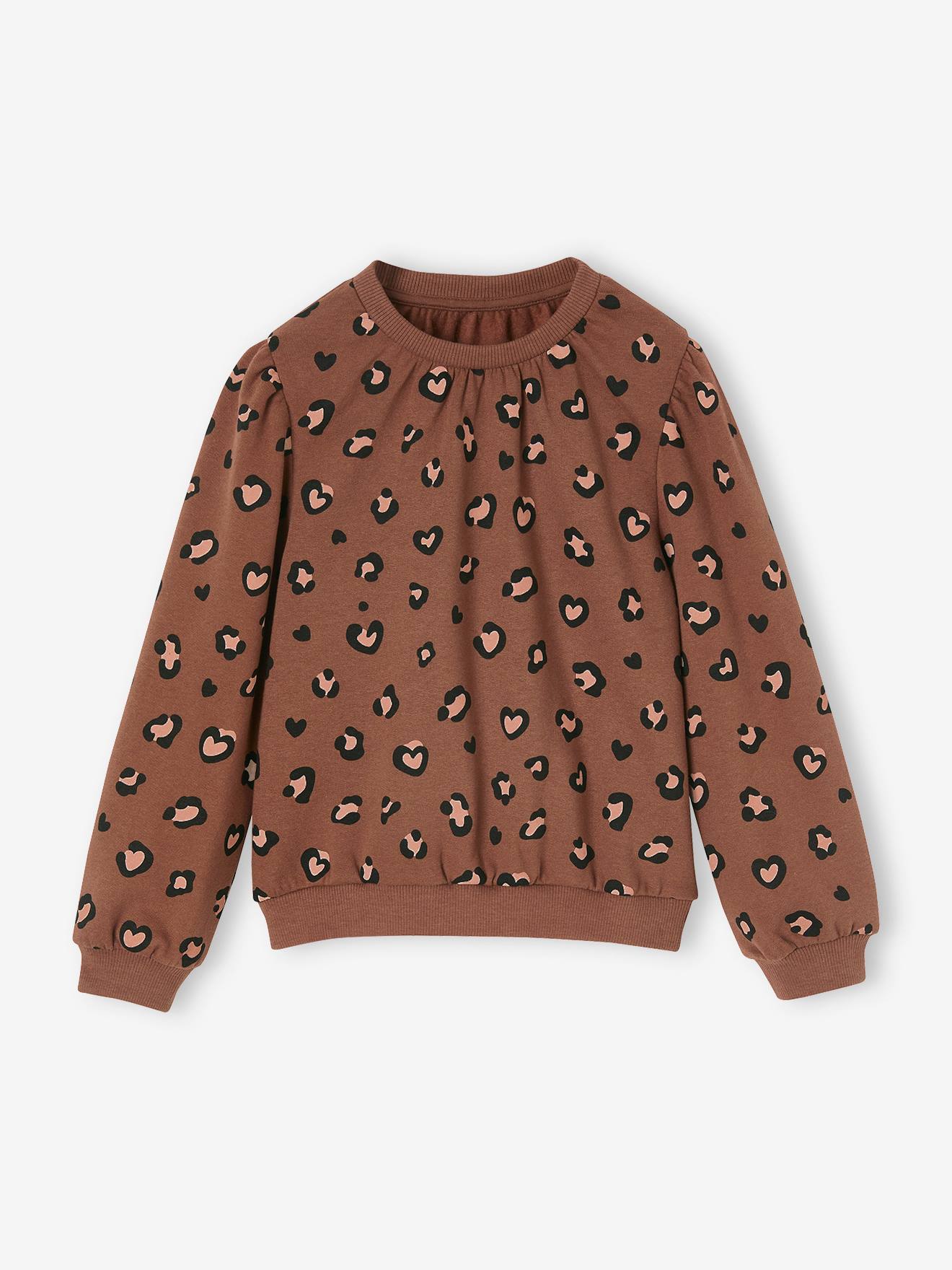 Moletom com estampa de chocolate para meninas