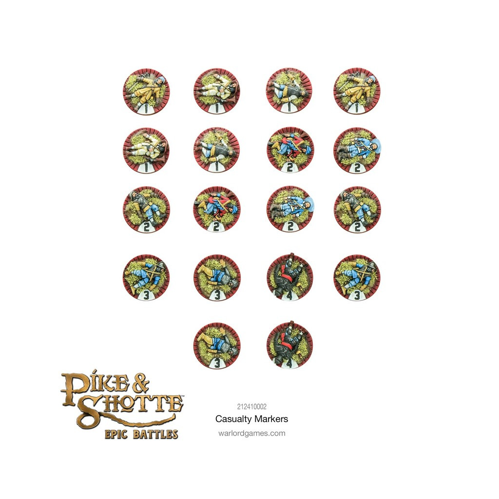 Pike & Shotte Epic Battles - Casualty Markers