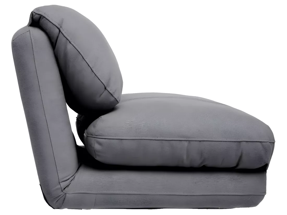 Chauffeuse multi-position 1 Place tissu Gris