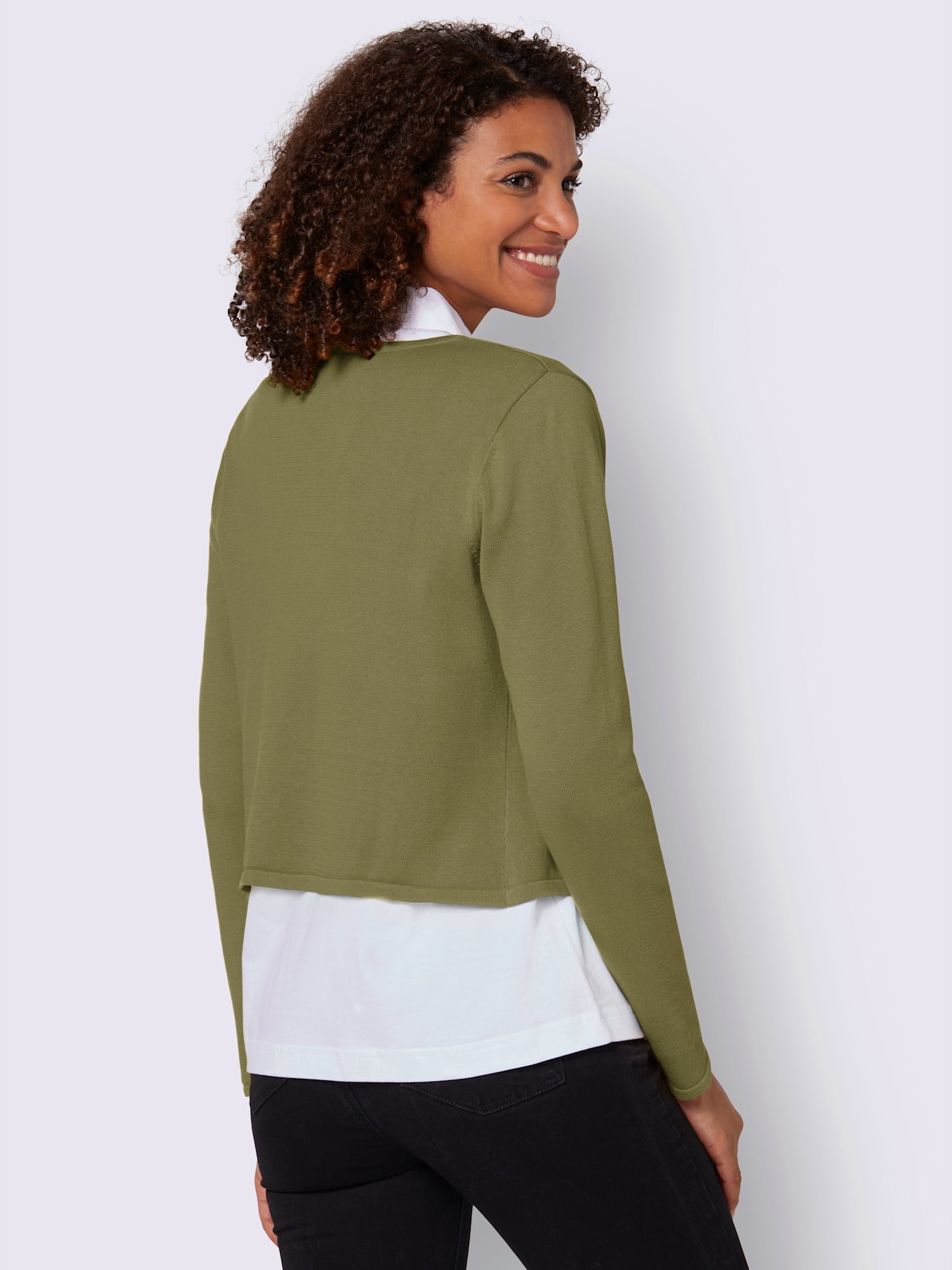 Boléro en tricot pur coton