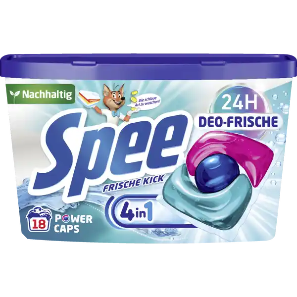 4in1 Power Caps Frische-Kick Vollwaschmittel 18WL