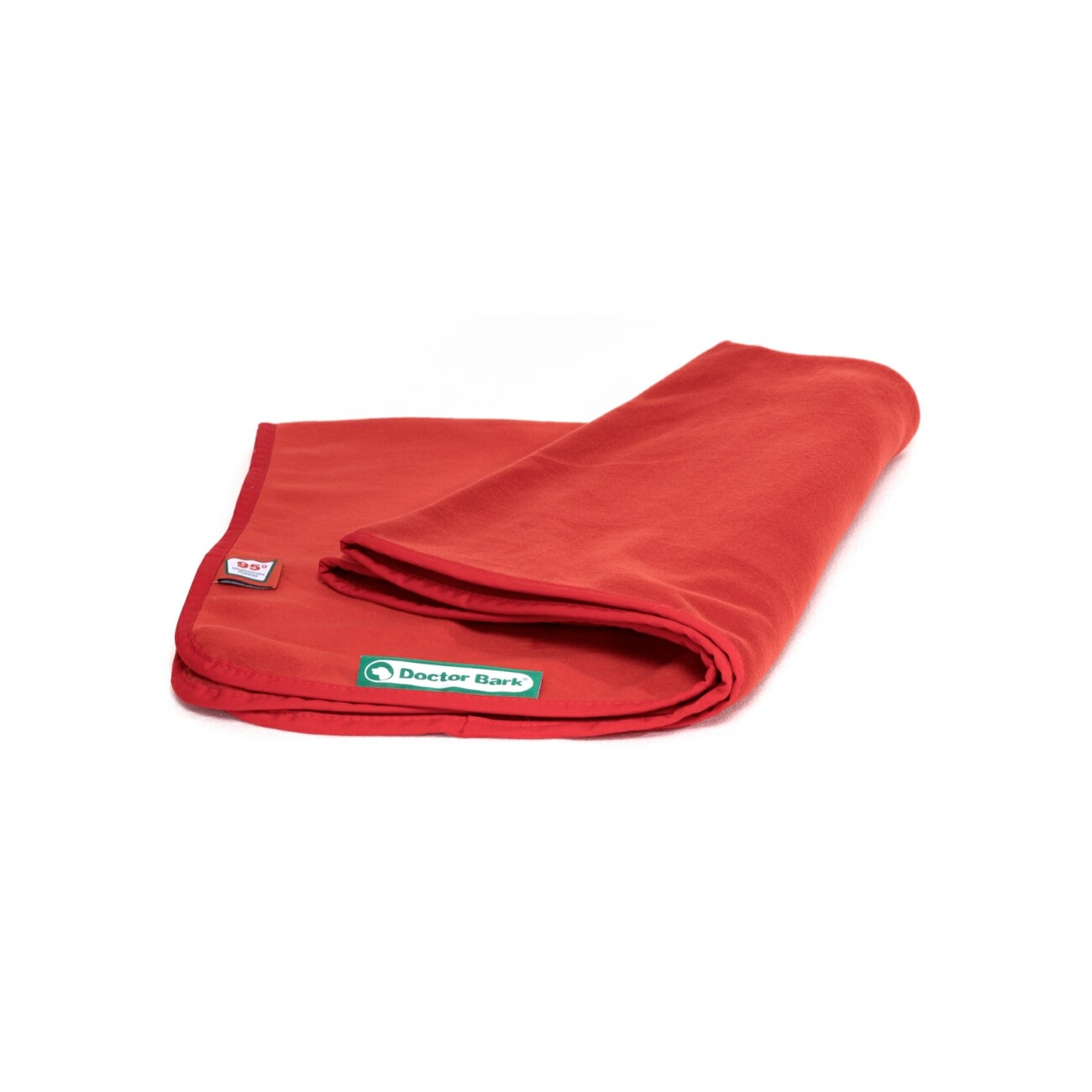 Doctor Bark Kuscheldecke Fleece rot M