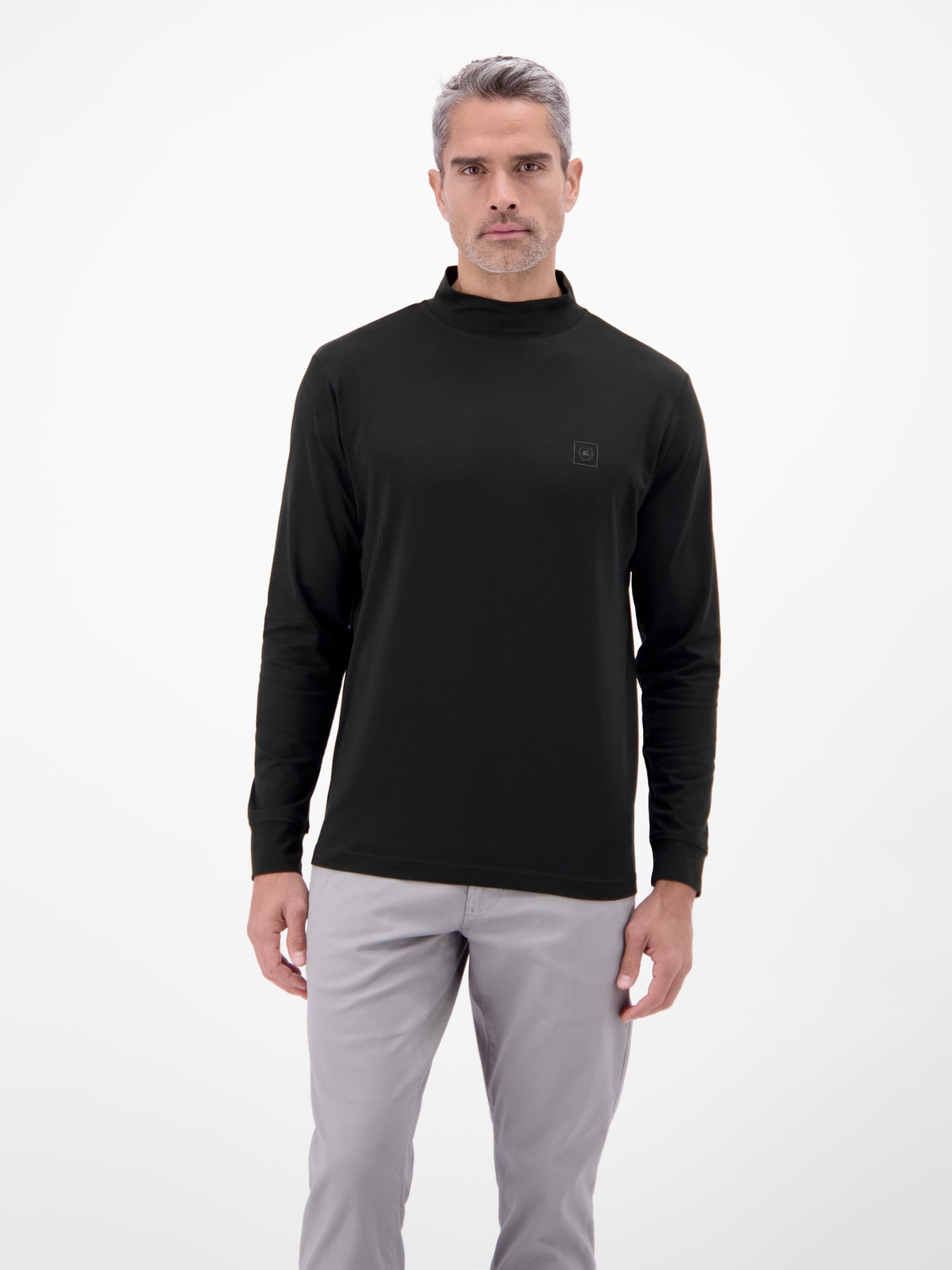 Herren-Shirt mit modischem Turtleneck
