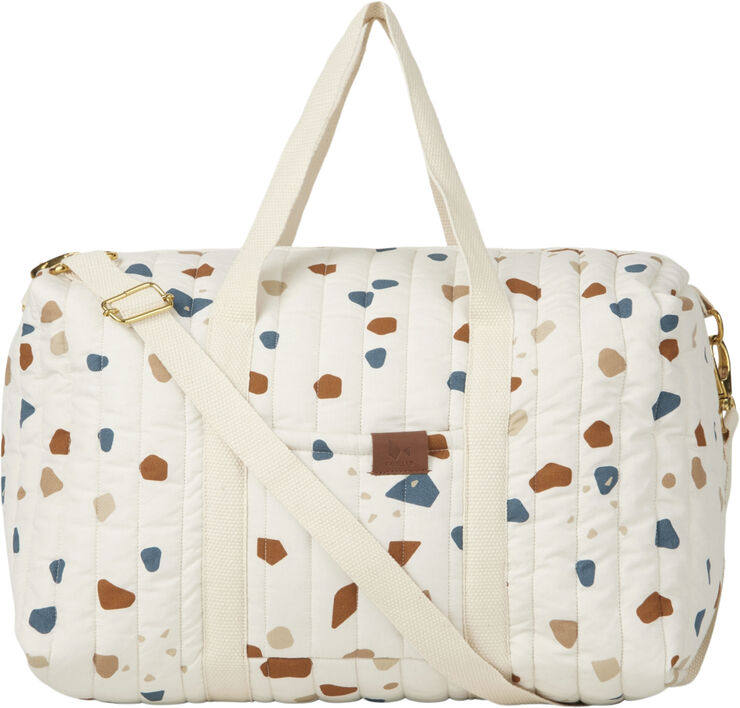 Fabelab Quilted Gym Bag - Small - Terrazzo Natural (unbleach