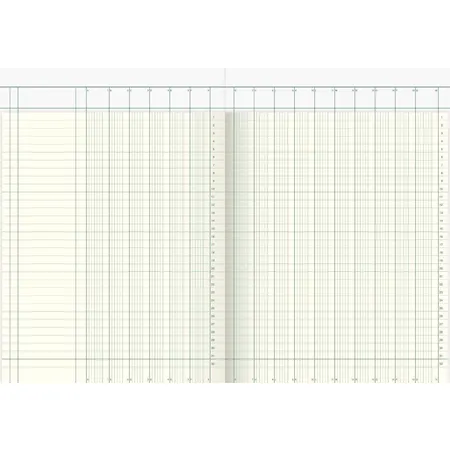 BRUNNEN Spaltenbuch, hellblau, A4, 40 Blatt