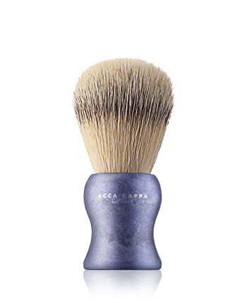 Acca Kappa Men's Grooming Shaving Brush - Natural Style - Synthetic Fibers Blue 1-Stück