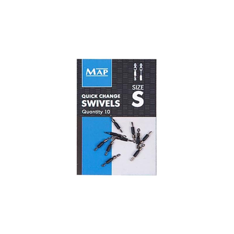 Émerillon Agrafe Map Quick Change Swivel