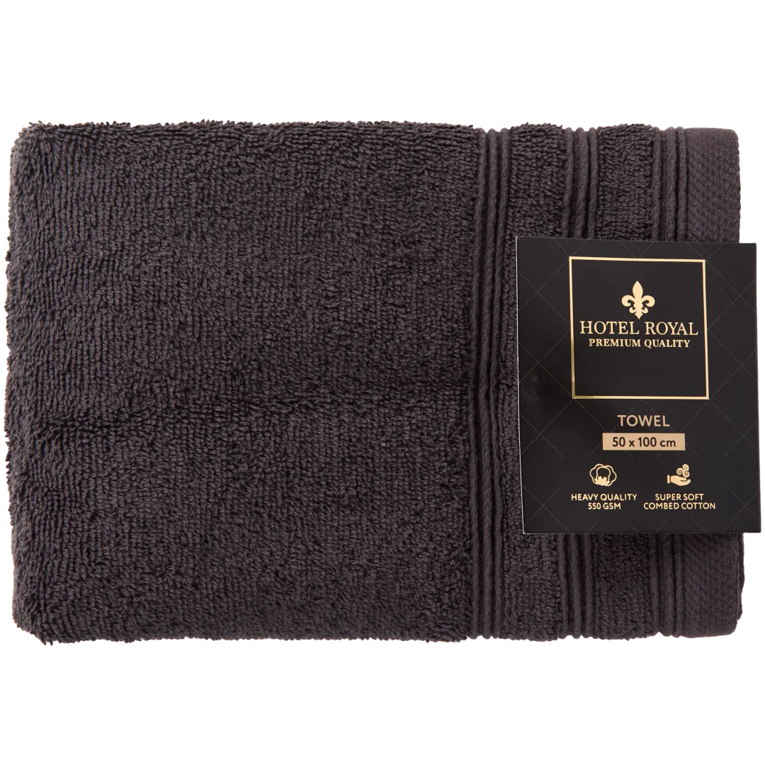 Serviette Hotel Royal Anthracite