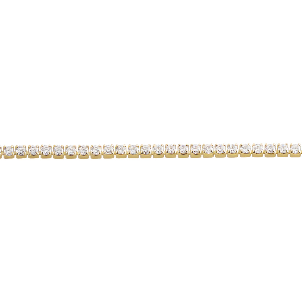 Bracelet Plaqué Or Zoelia Oxydes De Zirconium