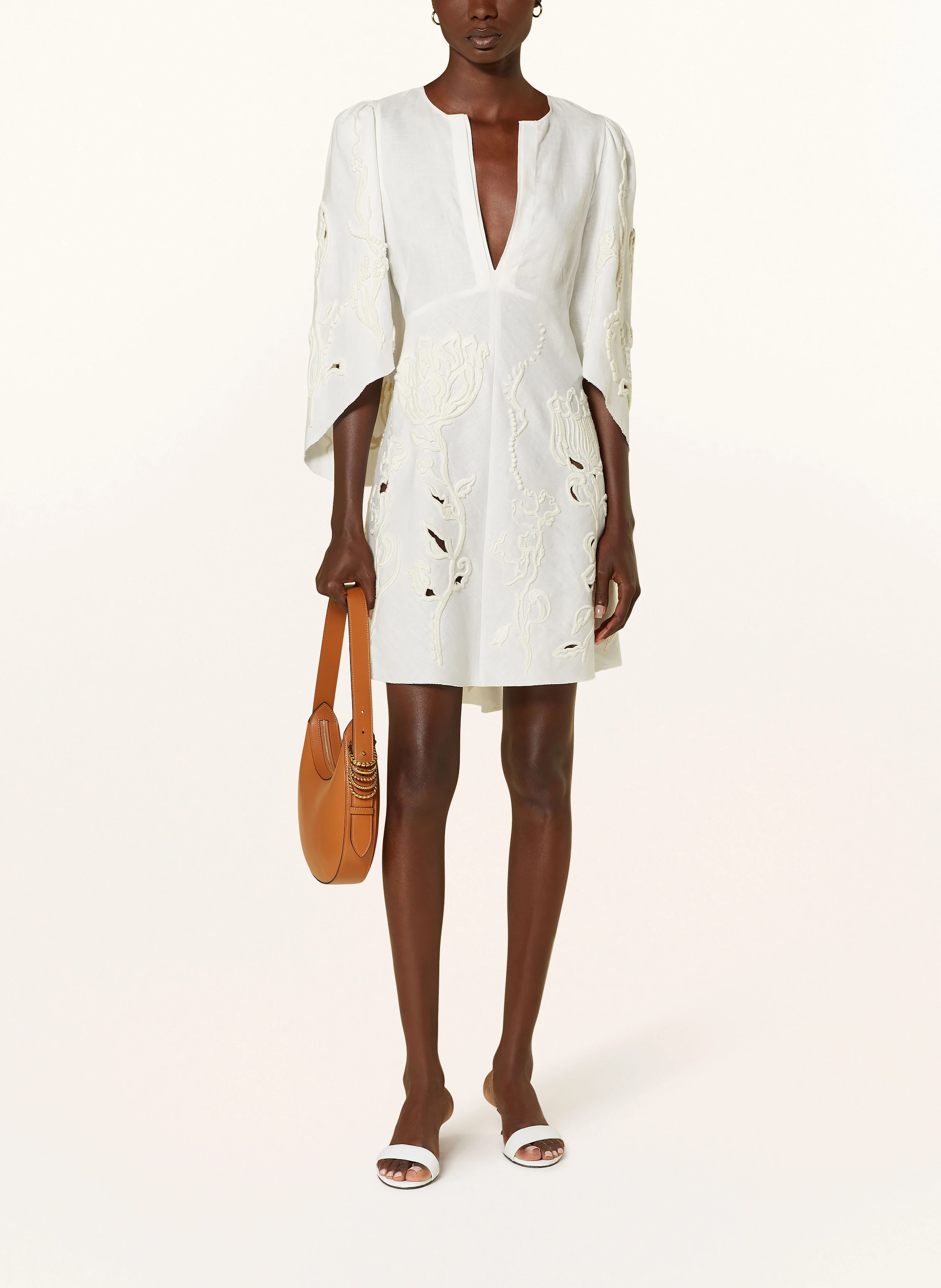 DOROTHEE SCHUMACHER Leinenkleid EMBROIDERED BEAUTY