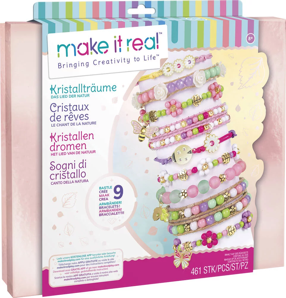 MAKE IT REAL - COFFRET BIJOUX CRISTAUX DE REVE NATURE