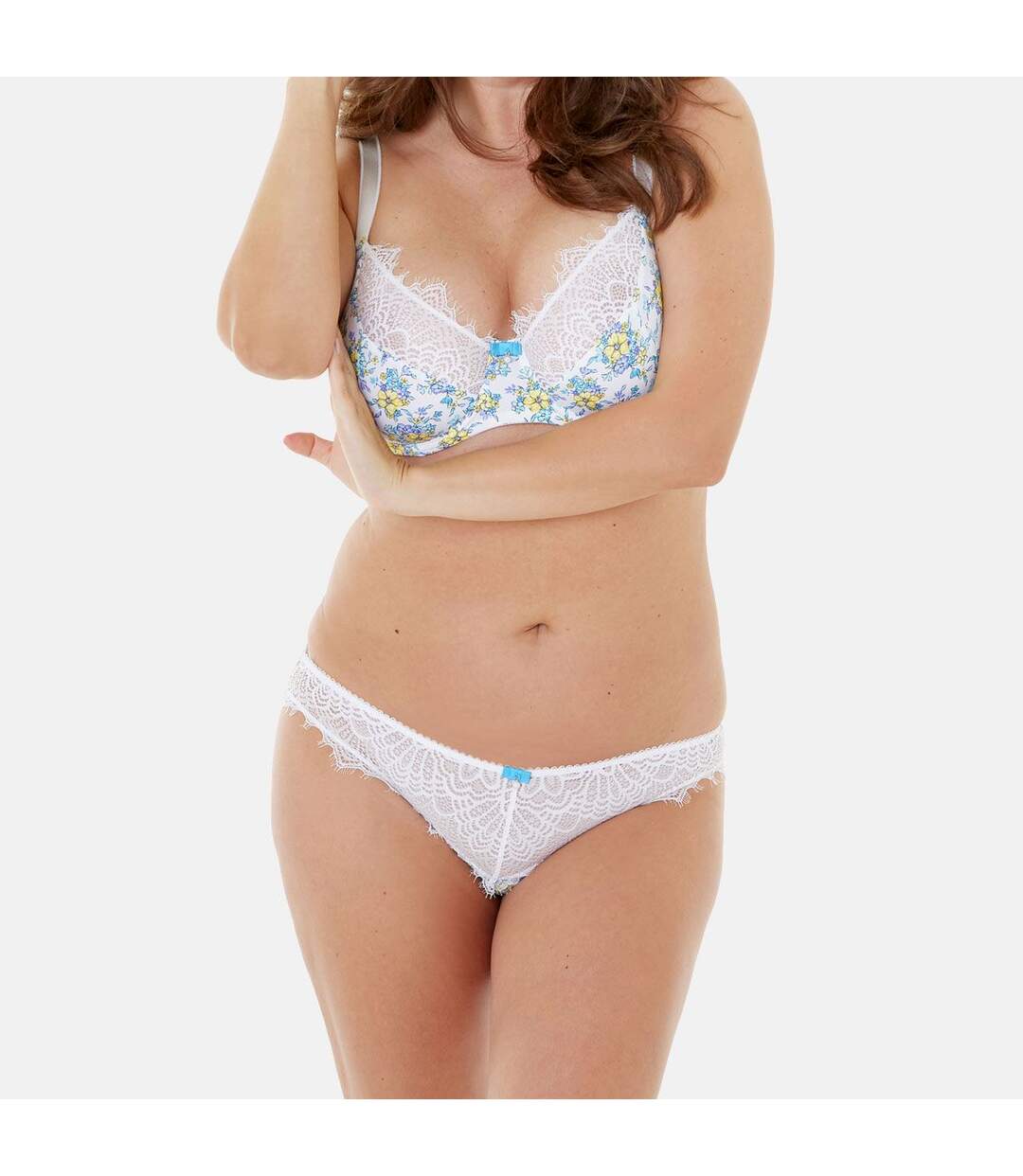 Culotte ivoire/turquoise Sweet Heart