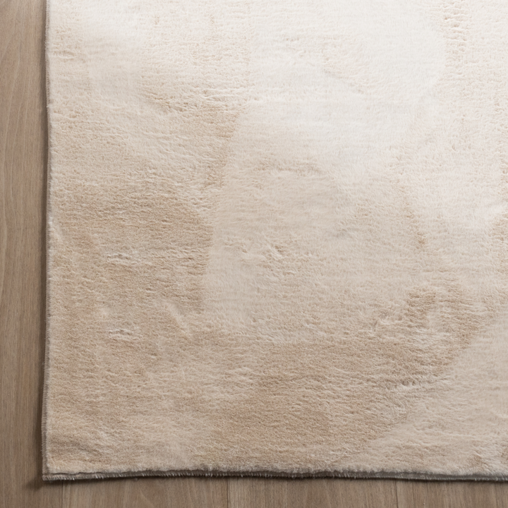 Zacht laagpolig vloerkleed - Cozy Creme
