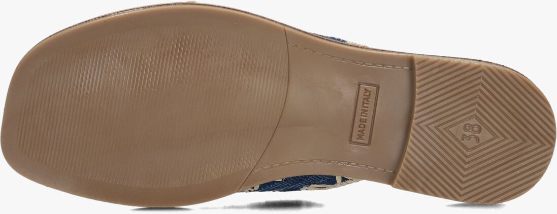 blauwe notre-v slippers 23172