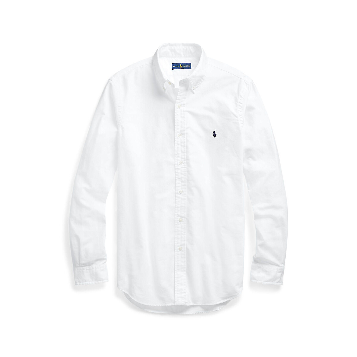 POLO RALPH LAUREN<br>Camisa Oxford Slim Fit tingida em peça