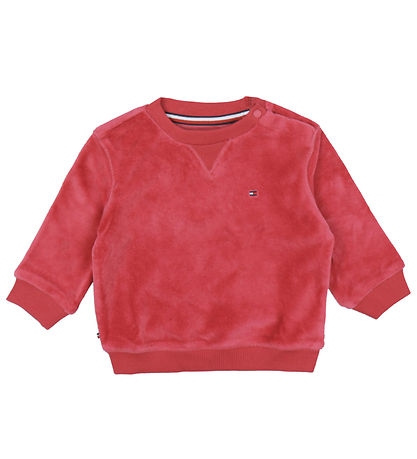 Tommy Hilfiger S?t - Blåse/Bukser - Velour - Heritage Pink
