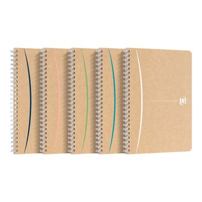 Oxford Touareg - Cahier A5 - 180 pages - petits carreaux (5x5 mm)