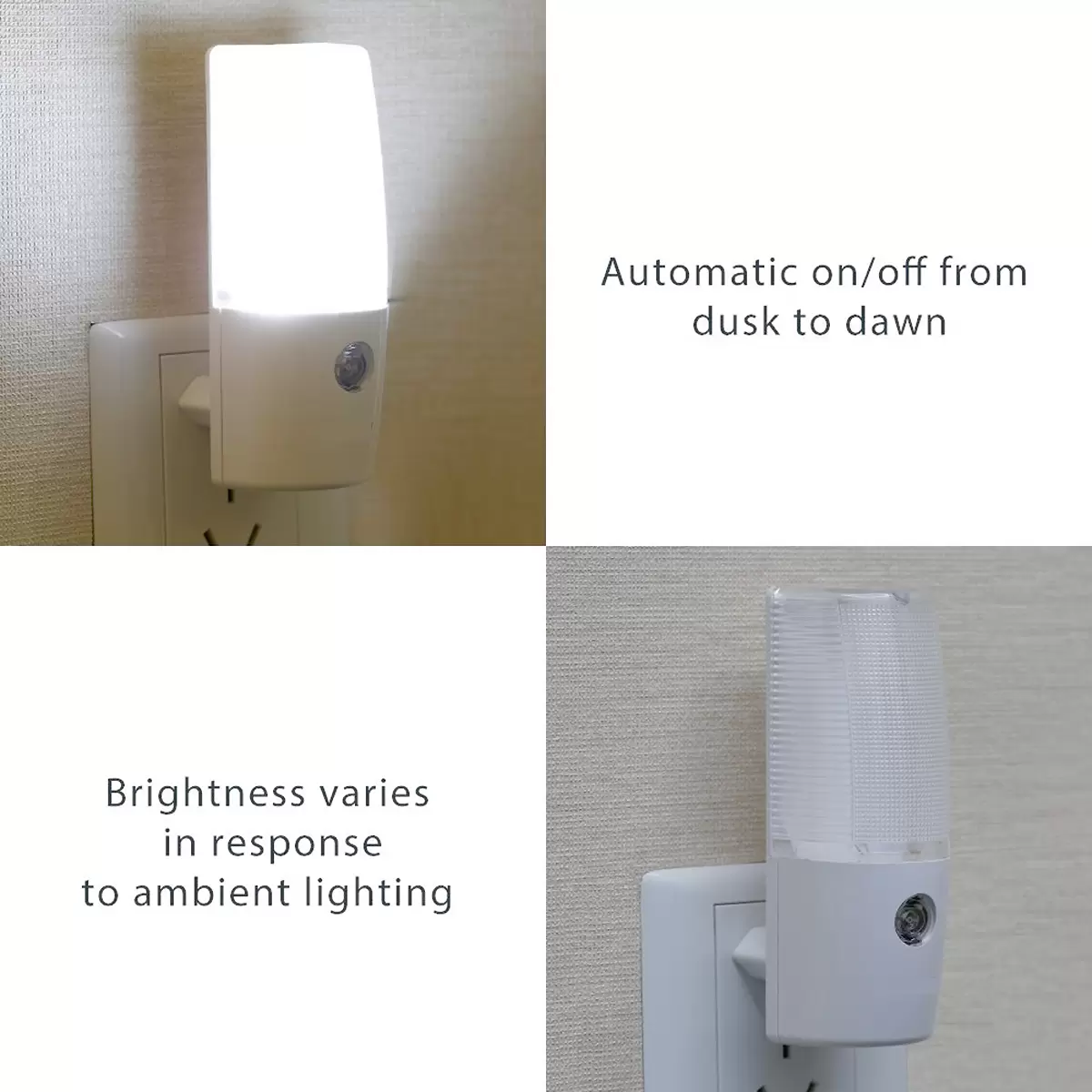 LED Nachtlicht mit Sensor weiss