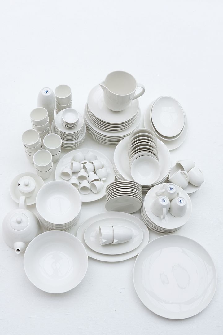 vtwonen Schalen - Set van 2 - Wit - Porselein - Ã 23cm