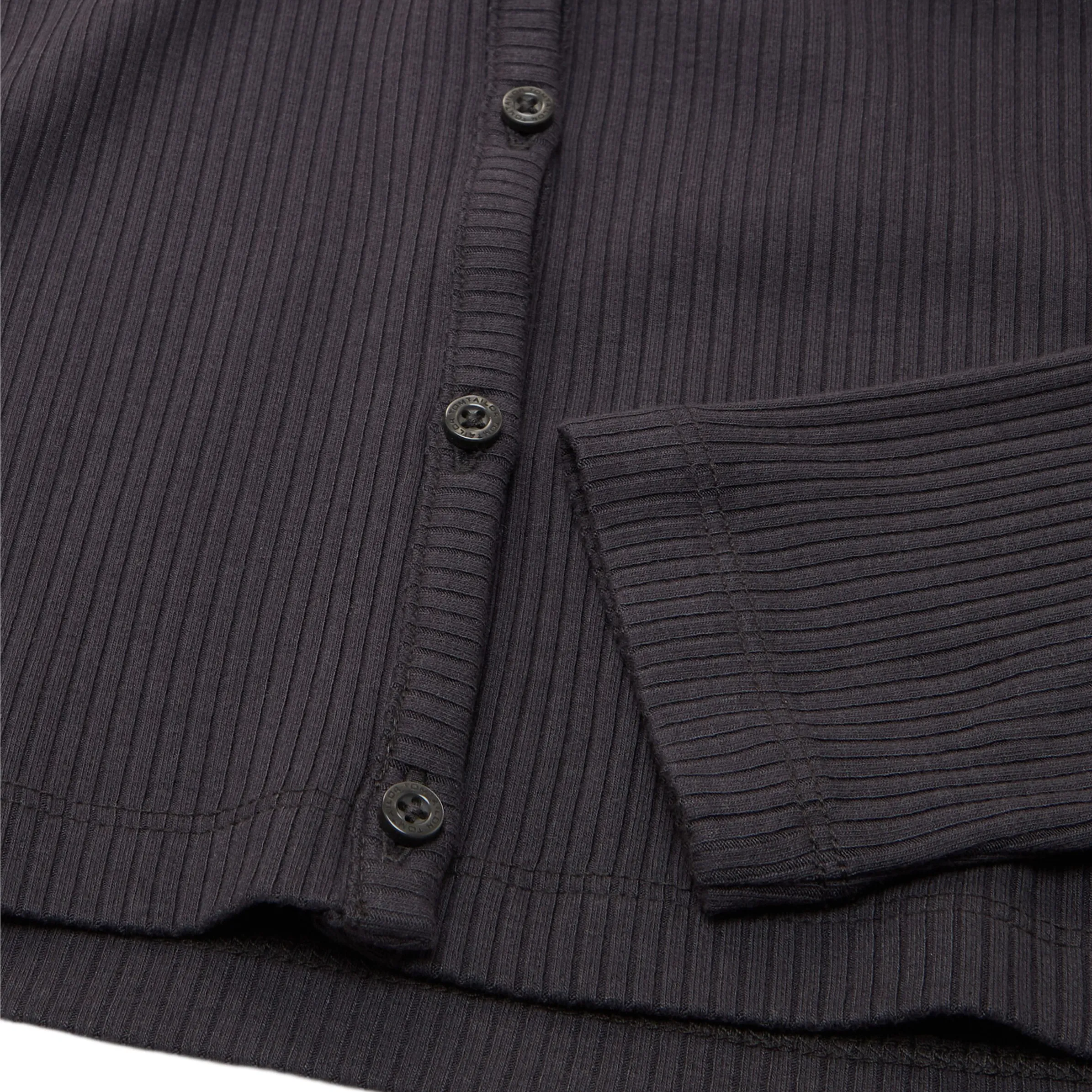 Mädchen Rippshirt mit V-Ausschnitt