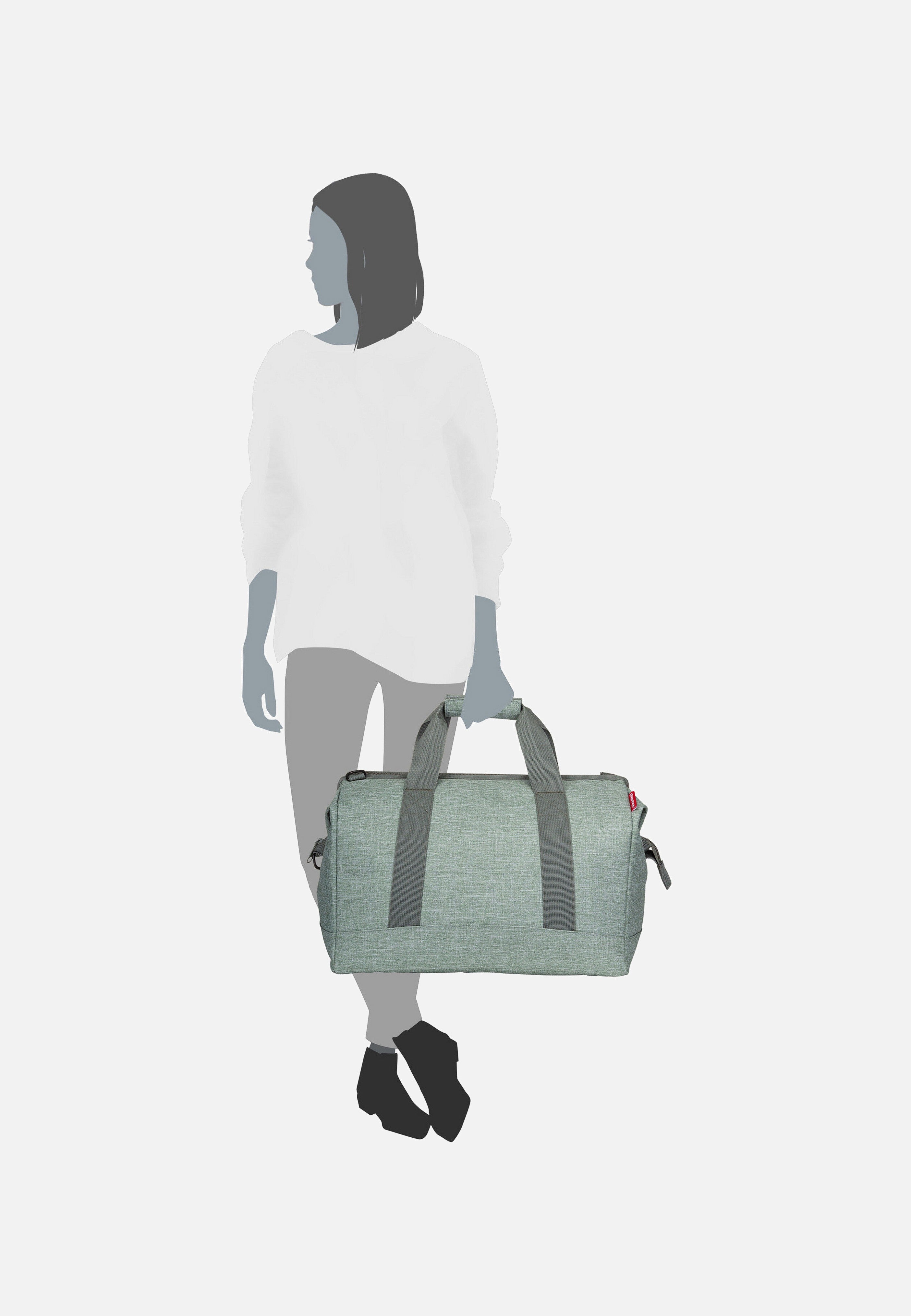 allrounder L twist Twist Sage - Dufflebag