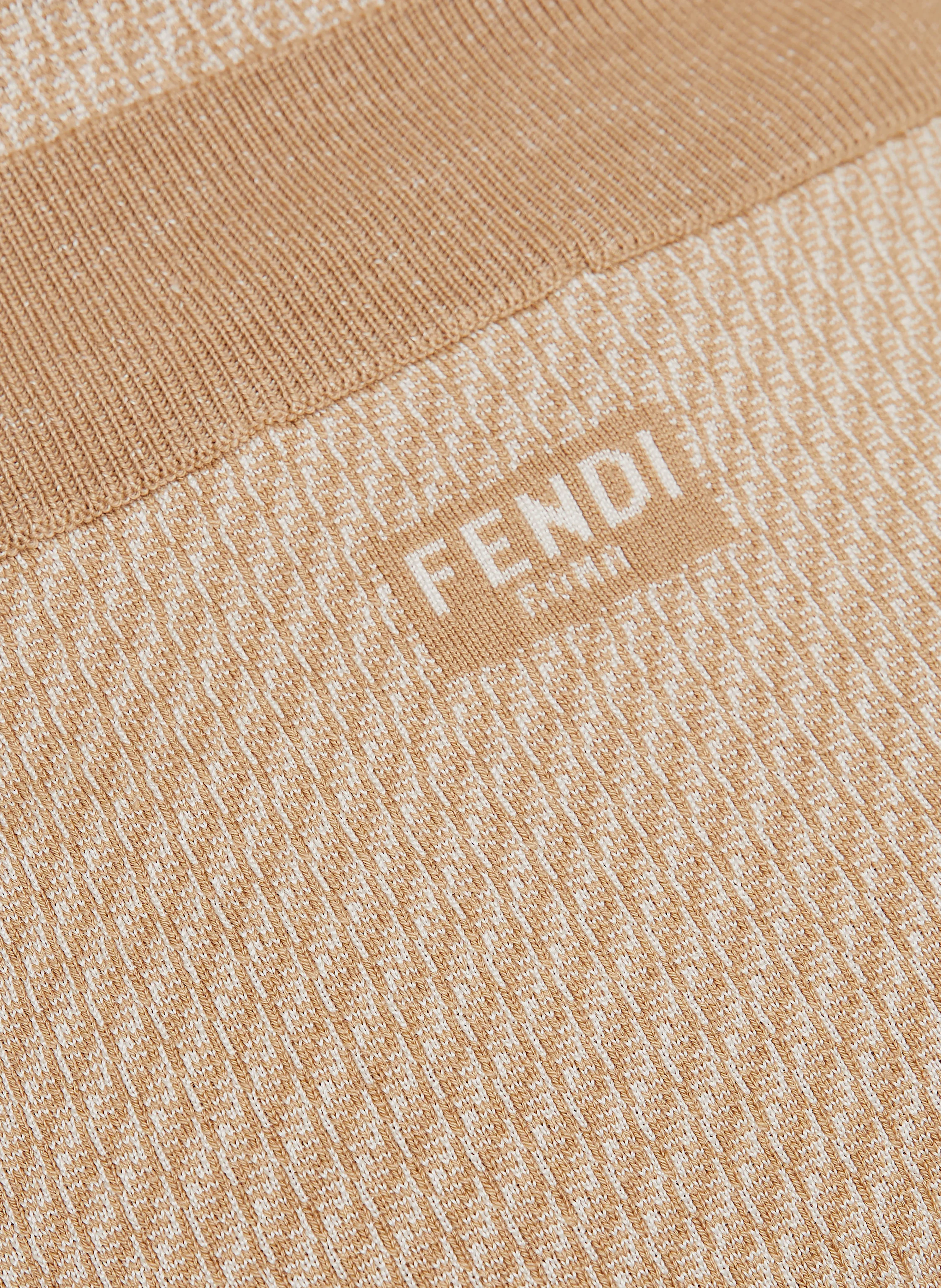 FENDI Strickrock mit Seide
