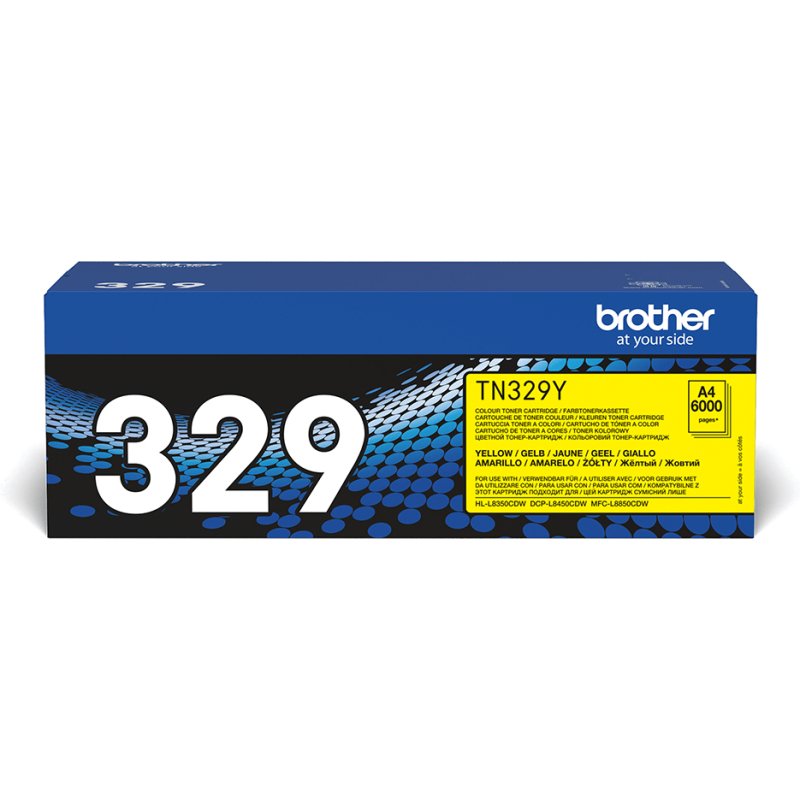 Brother TN-329Y - Cartouche de toner originale – Jaune