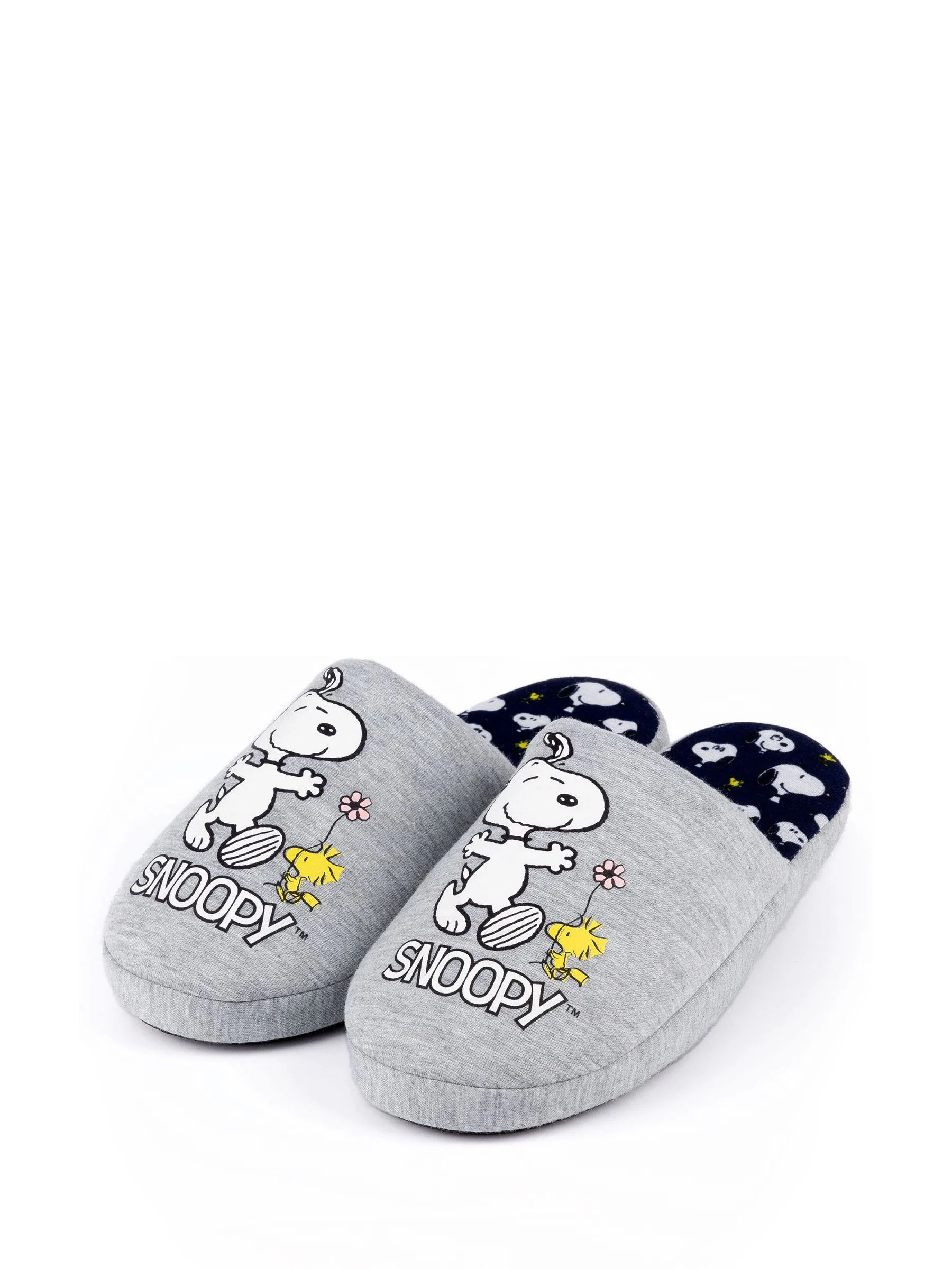 Grijs met Snoopy - Vanilla Underground Womens Winter Mule Slippers