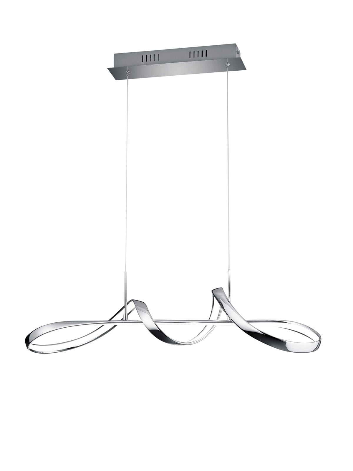 Pendellampe Perugia 81x150x46 cm chrom