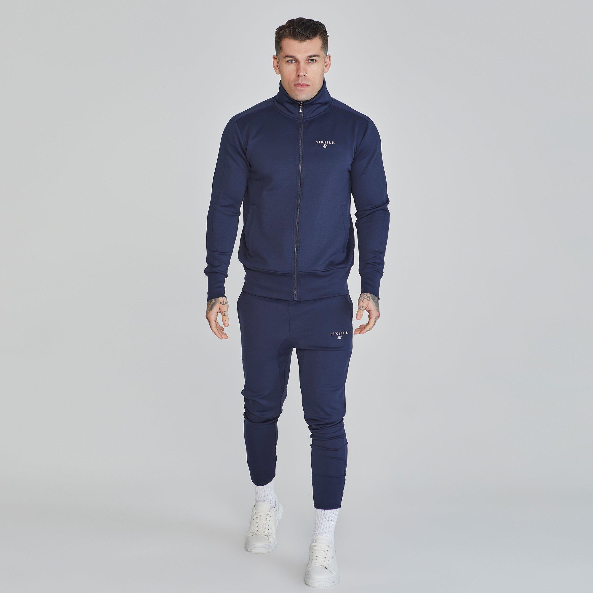 SikSilk Tracksuit Top Mens