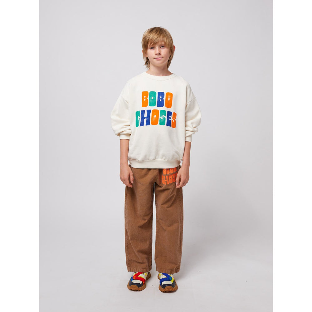 Køb Bobo Choses Offwhite Multicolor Sweatshirt