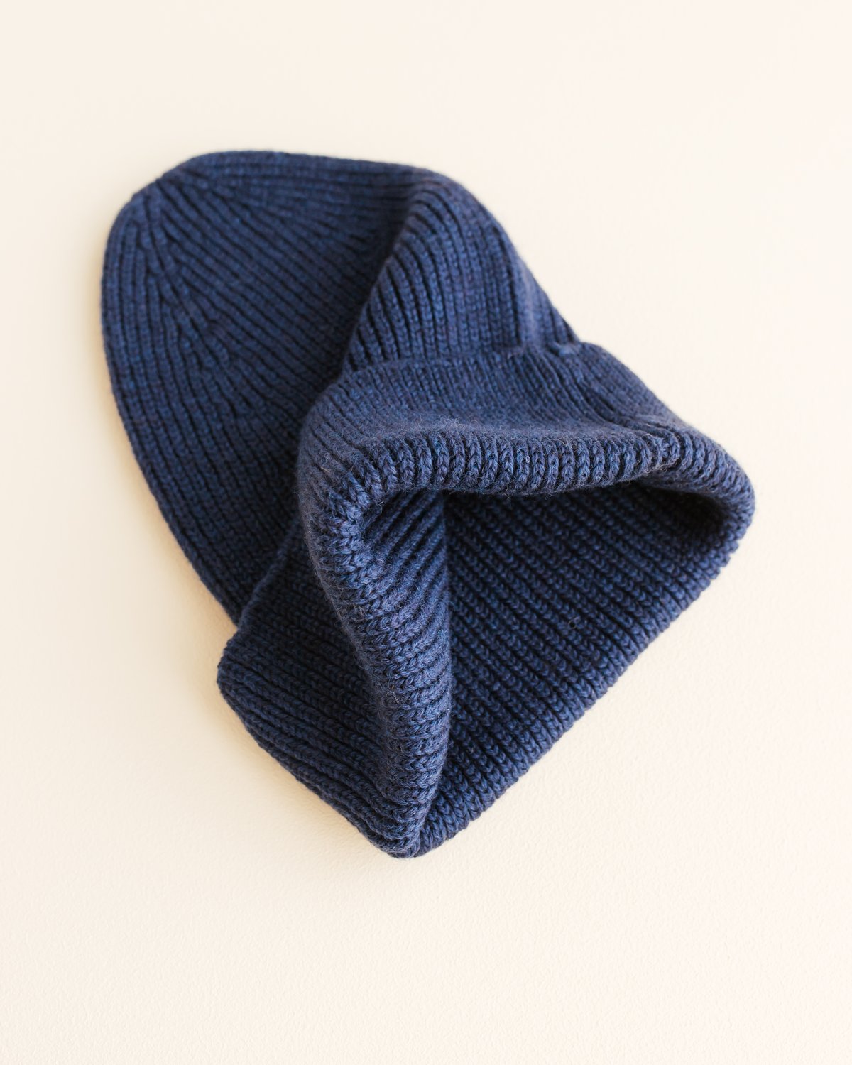 Ull Beanie voksen, Unisex – 100% Merino, Ubehandlet | Fonzie Adult, Blue