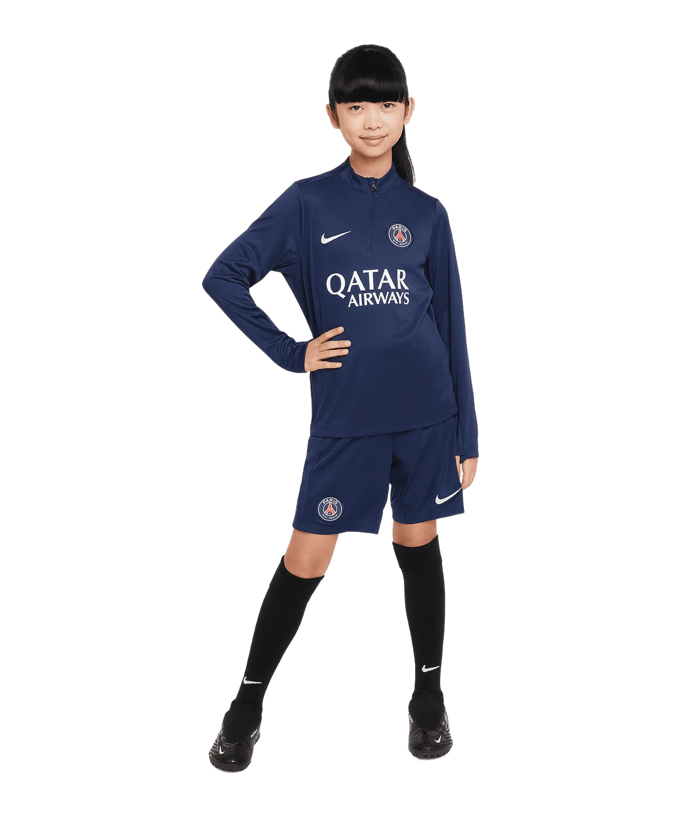 Nike Paris St. Germain Academy Drill Top Sweatshirt Kids Blau F411