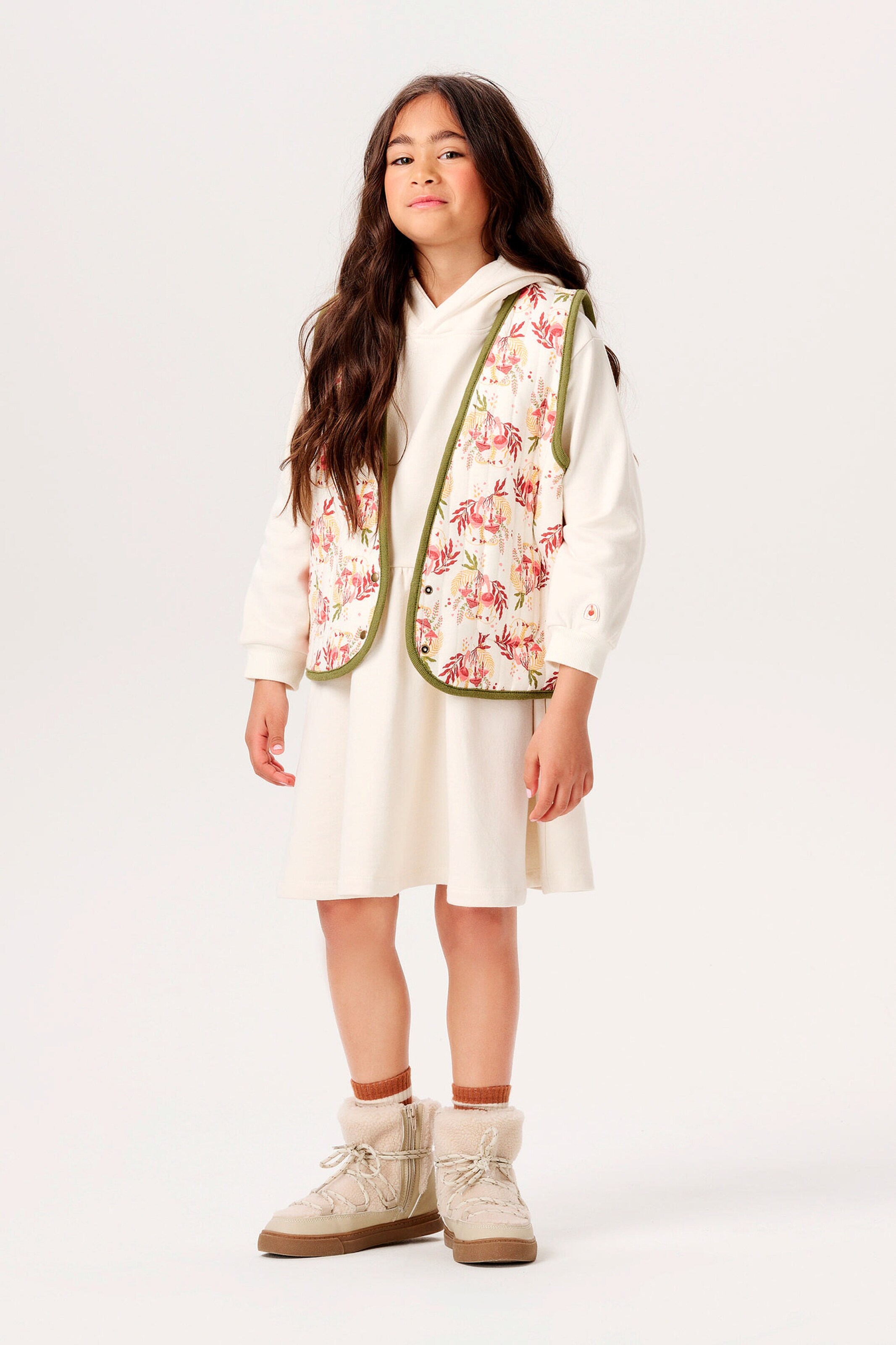 NOPPIES KIDS Weste Jonestown - Reversible Butter Cream