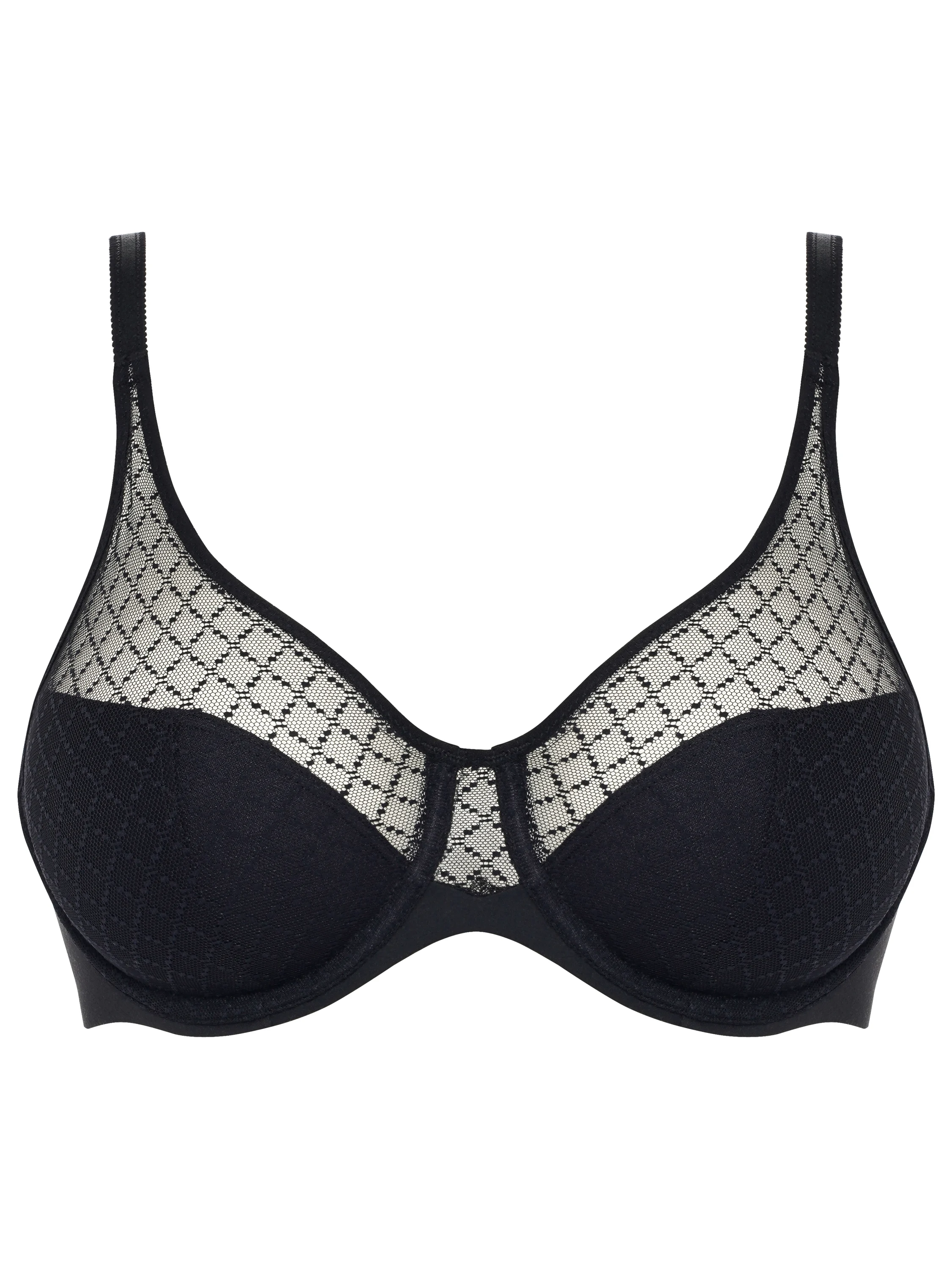 NORAH CHIC - Soutien-gorge moulé emboîtant en dentelle | Noir