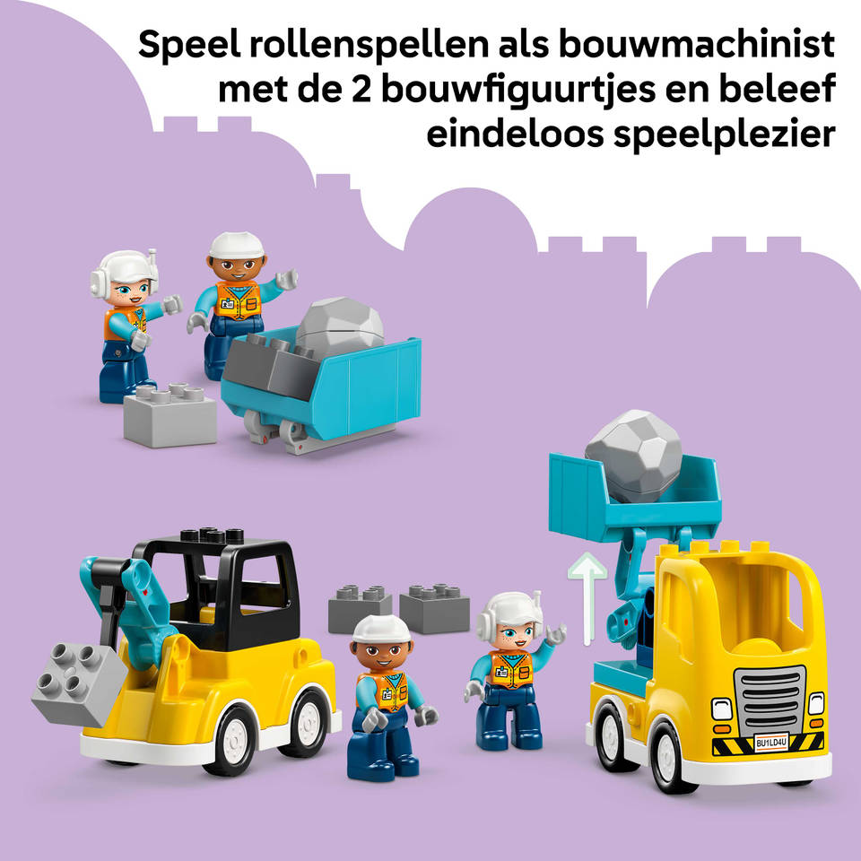 LEGO DUPLO 3-in-1 bouwvoertuigen 10475