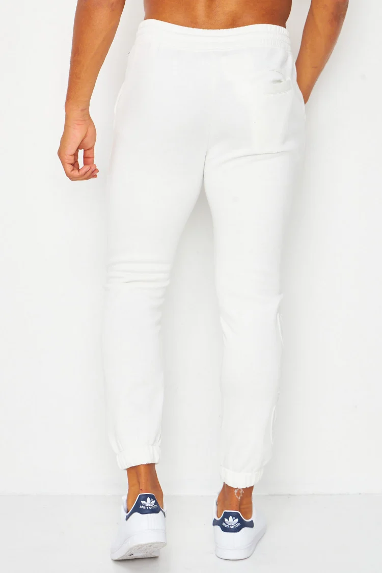 Pantalon de jogging blanc avec détail gaufré / Project X - 2140204