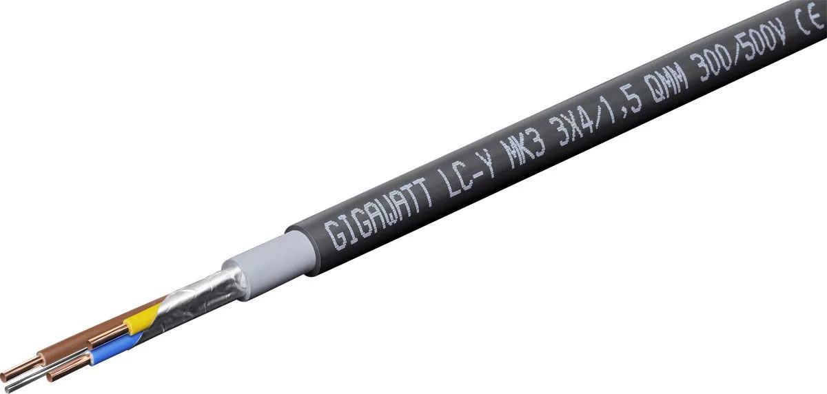 GigaWatt LC-Y 3X4 In Wall (3 m) Câbles d'alimentation secteur