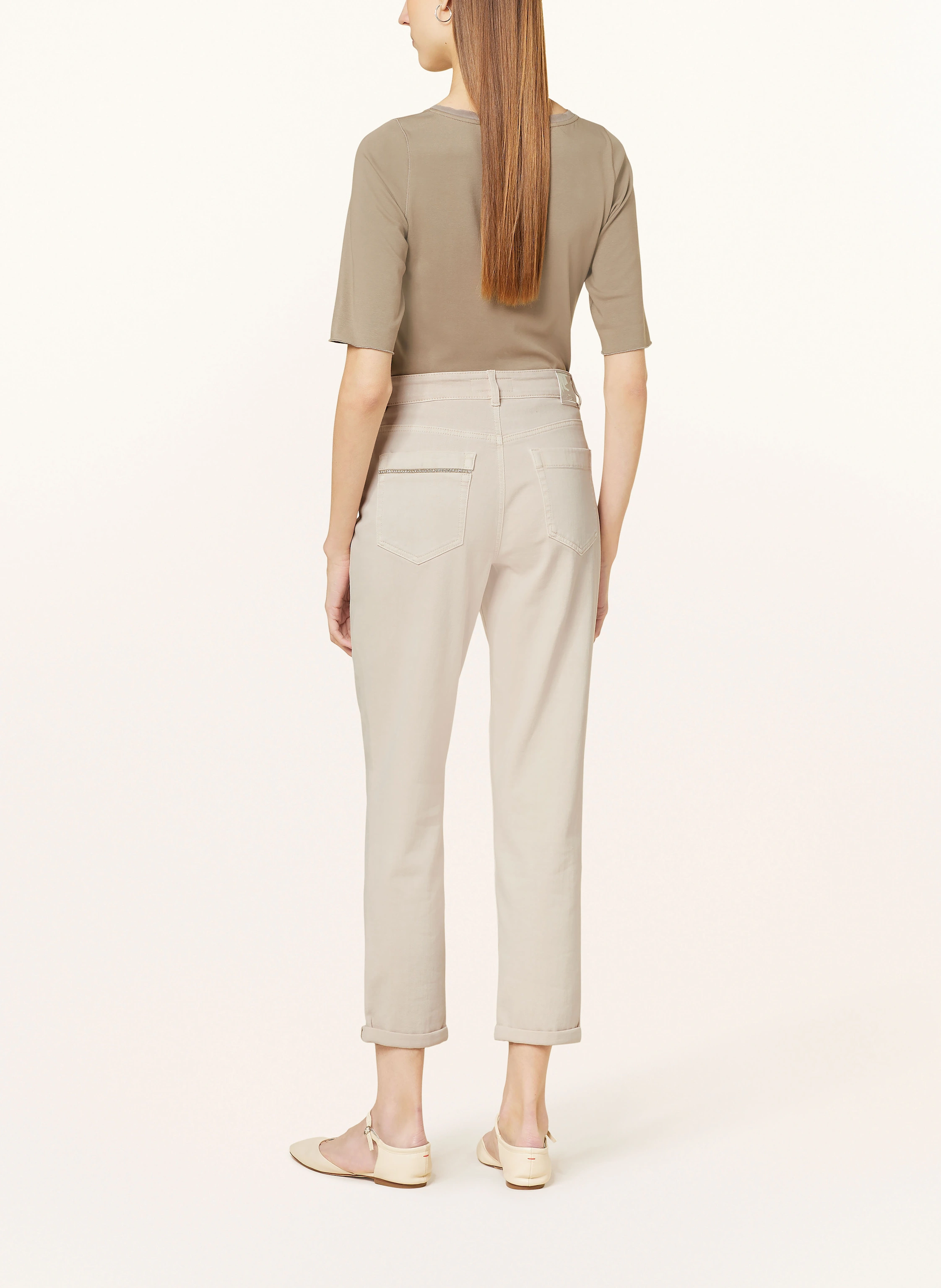 MARC CAIN Straight Jeans RIAD mit Schmucksteinen