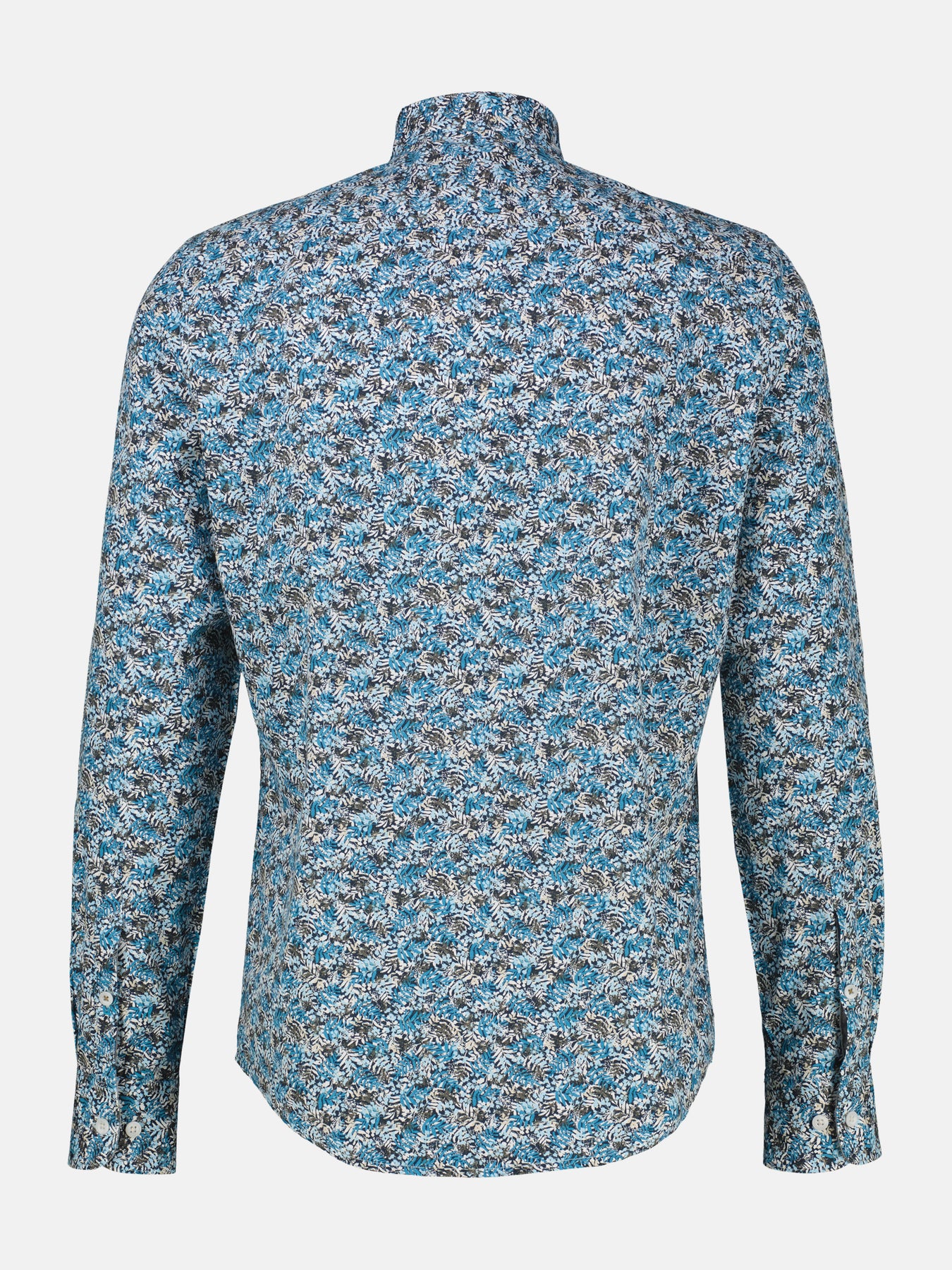 Poplin-Herrenhemd, modisch gestyled