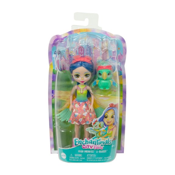 Enchantimals - Prita perruche et Flutter - Mini-poupée