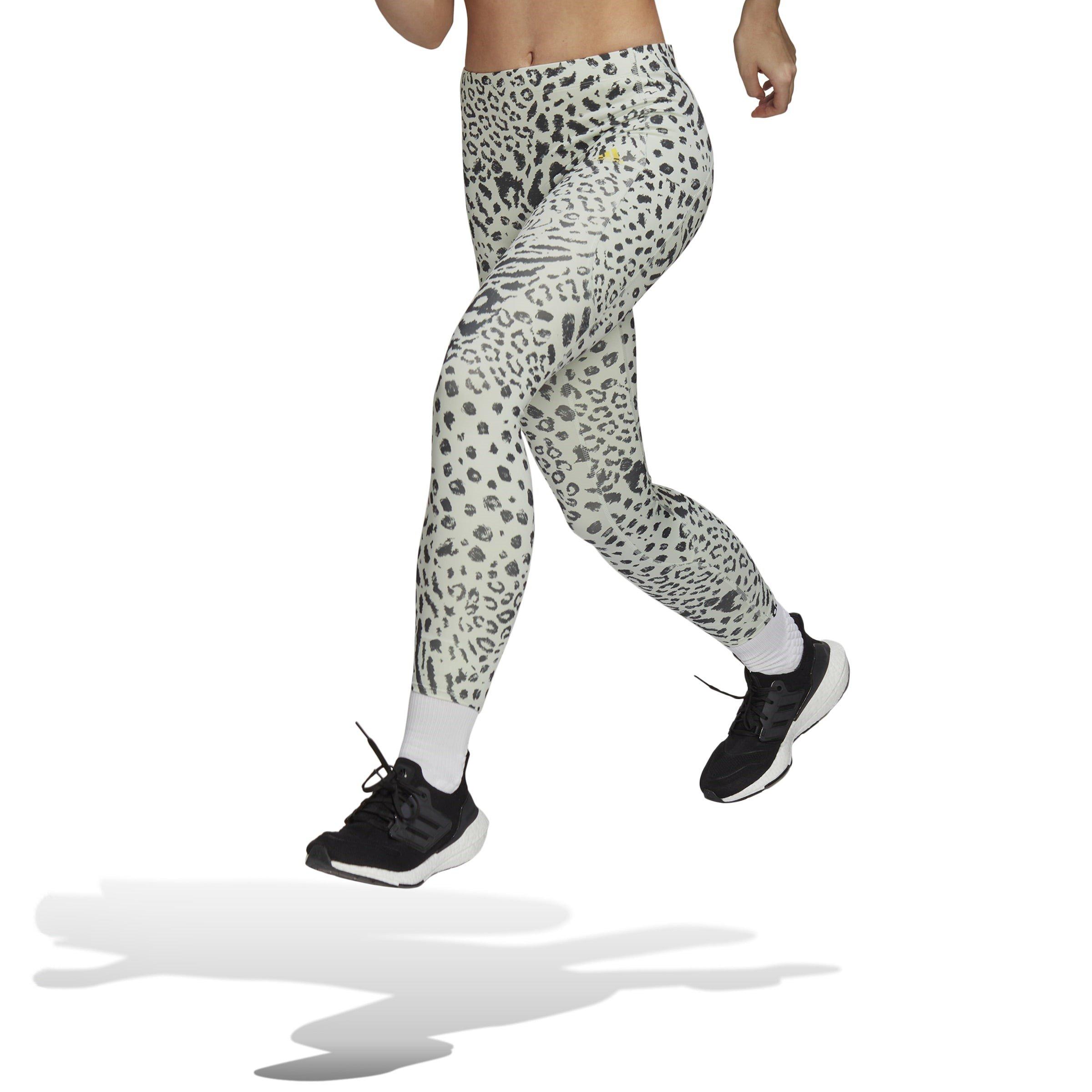 adidas Fastimpact Running Leopard 7 8 Tights Womens